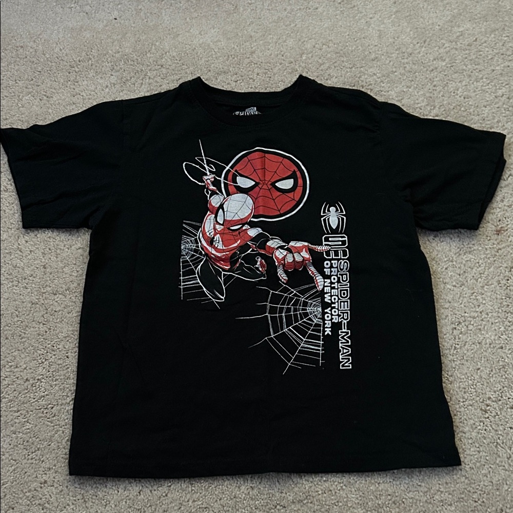 Marvel Black Spider-Man Kids Tee